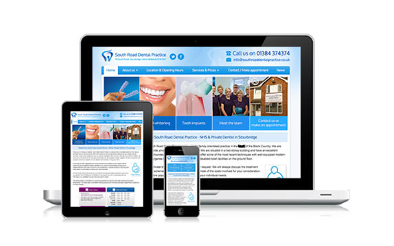 responsive web design for dentists